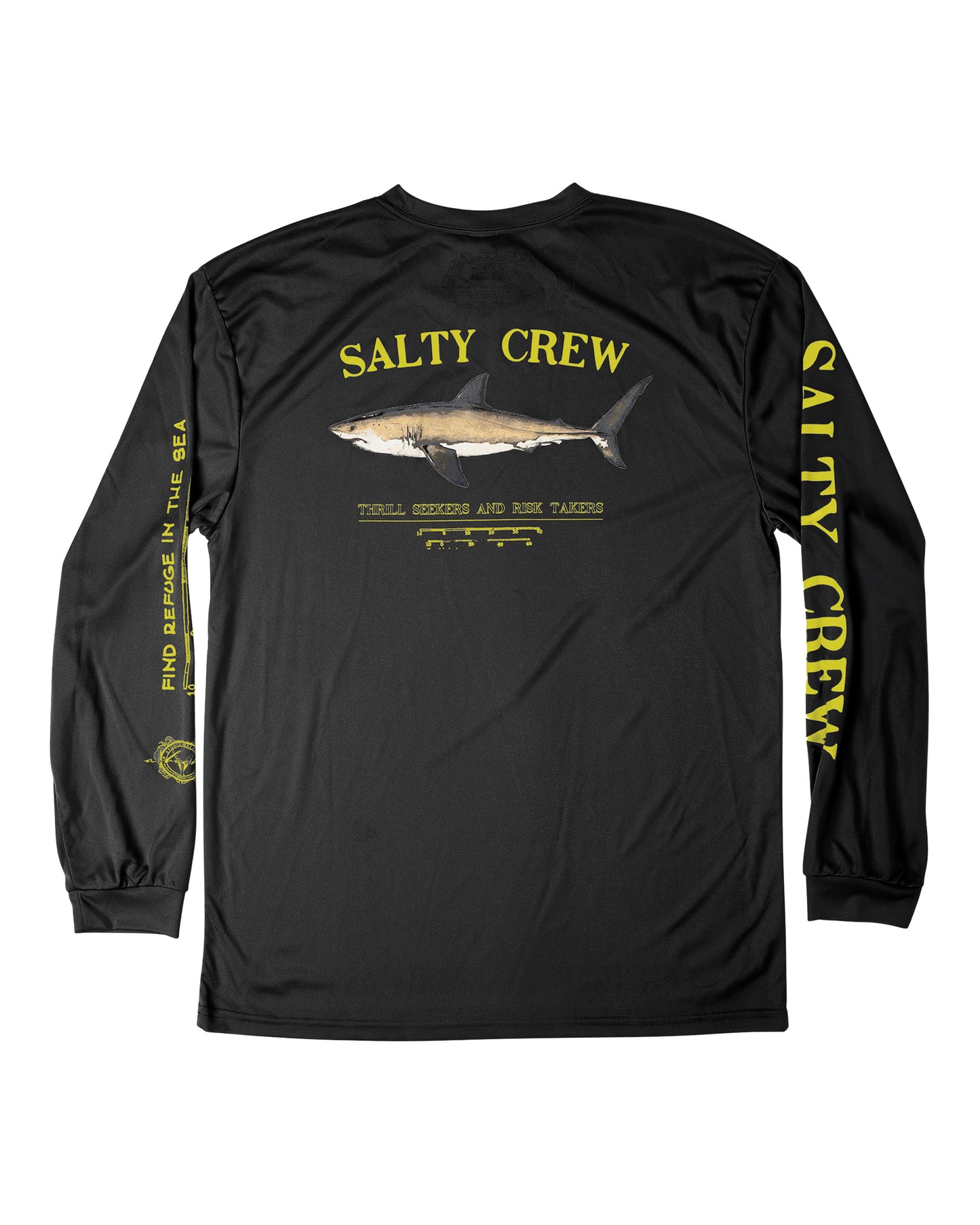 Salty Crew Men - Bruce Black L/S Rashguard