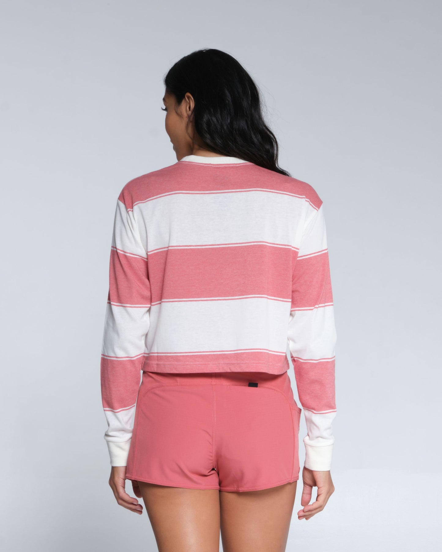 Salty crew PROTECÇÃO SOLAR LEEWARD MID WEIGHT L/S - Pau-rosa em Pau-rosa