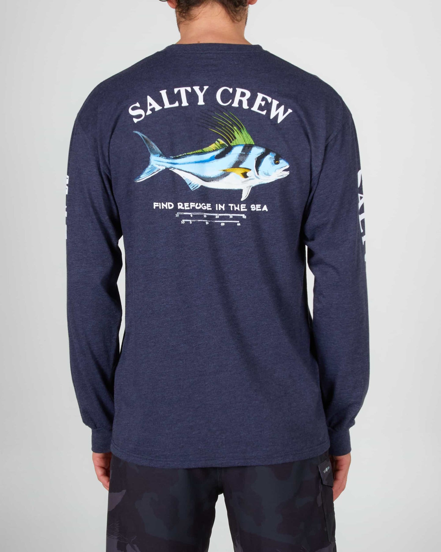 Haan Premium L/S Tee - Navy Heather