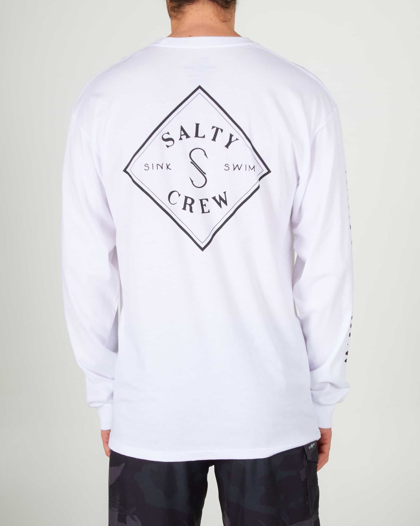 Salty crew T-SHIRT L/S TIPPET PREMIUM L/S TEE - White in White