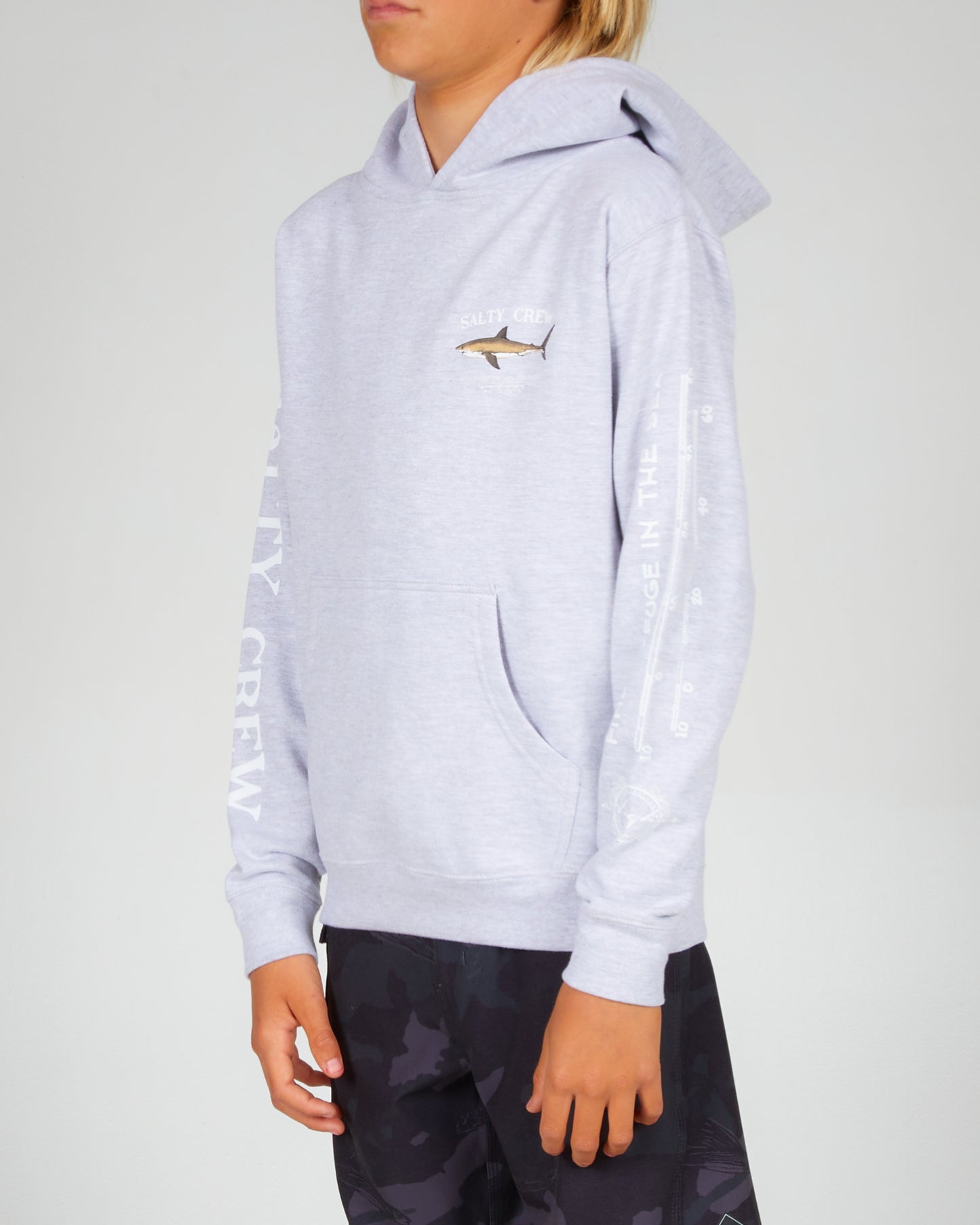 Bruce Boys Kap Fleece - Grijs Heather