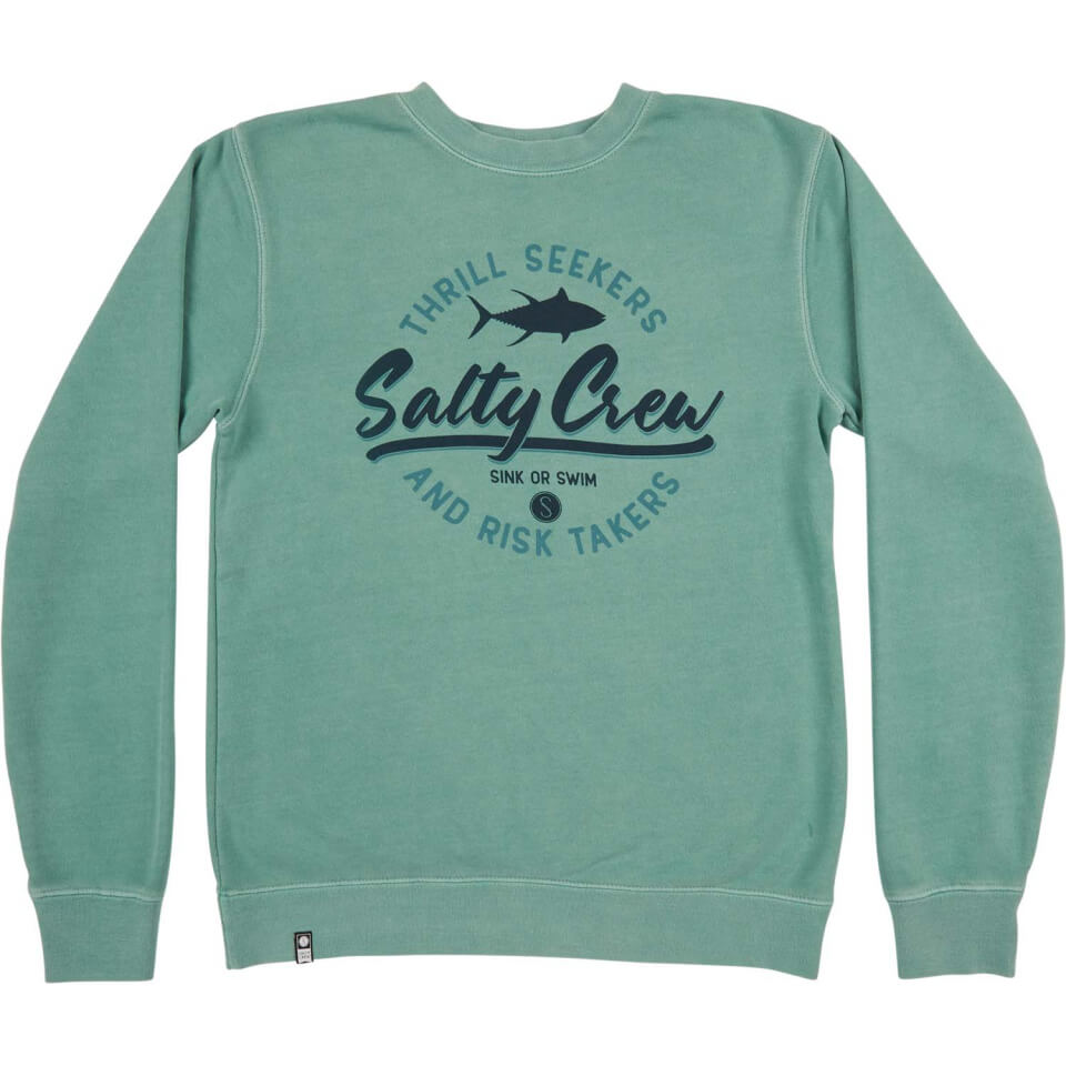 Salty Crew Women's Sweatshirts SCRIPTED BOYFRIEND CREW in Mint
