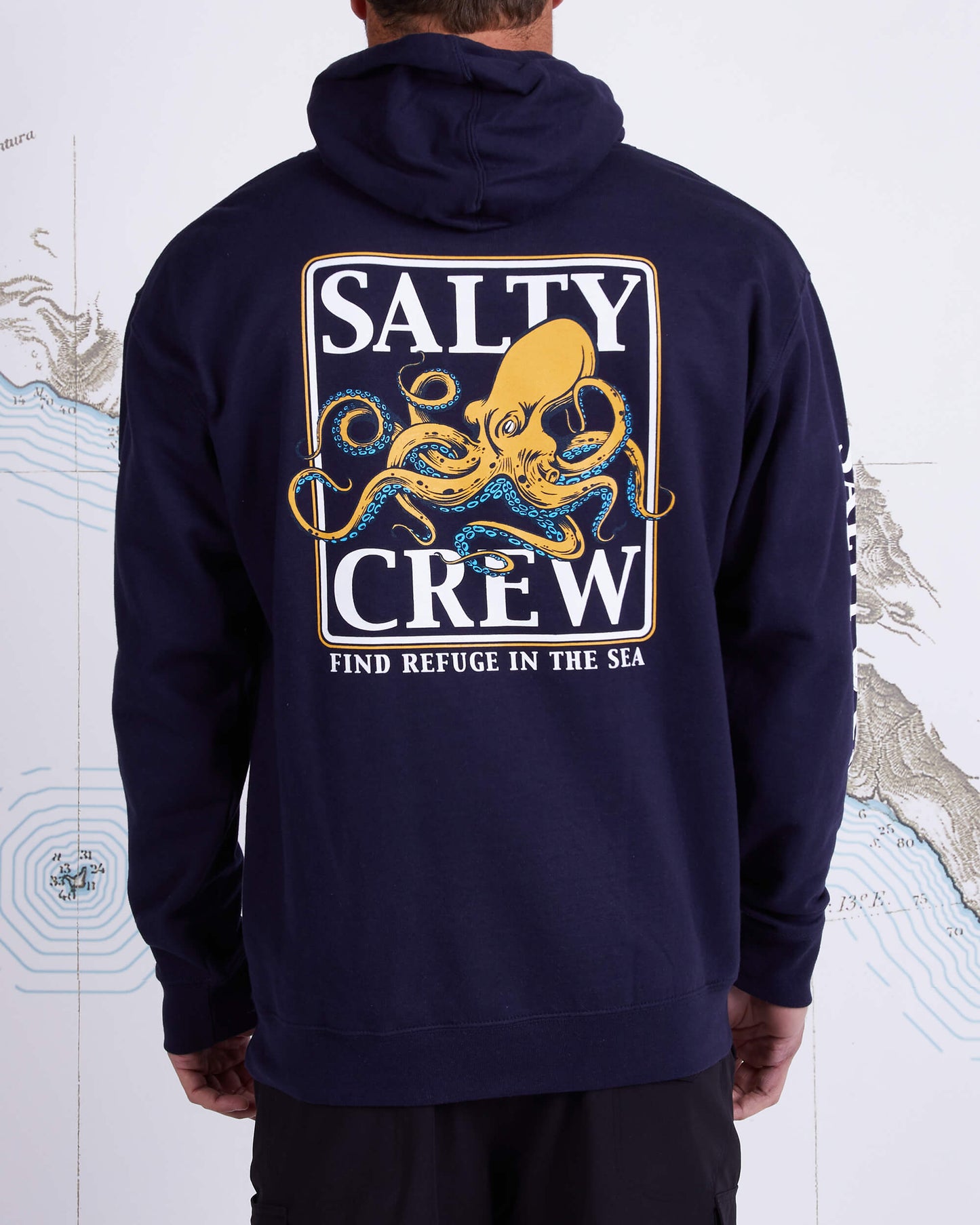 Salty crew Men's Sweatshirts INK SLINGER FLEECE in Navy