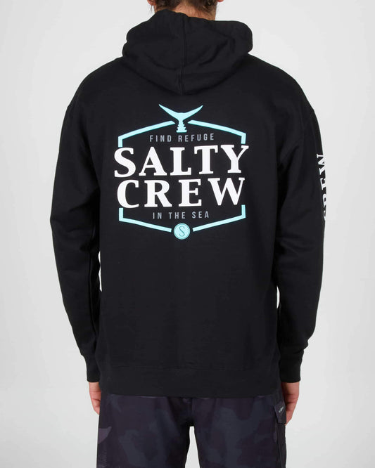 Salty crew FLEECE SKIPJACK HORNO FLEECE - Black in Black