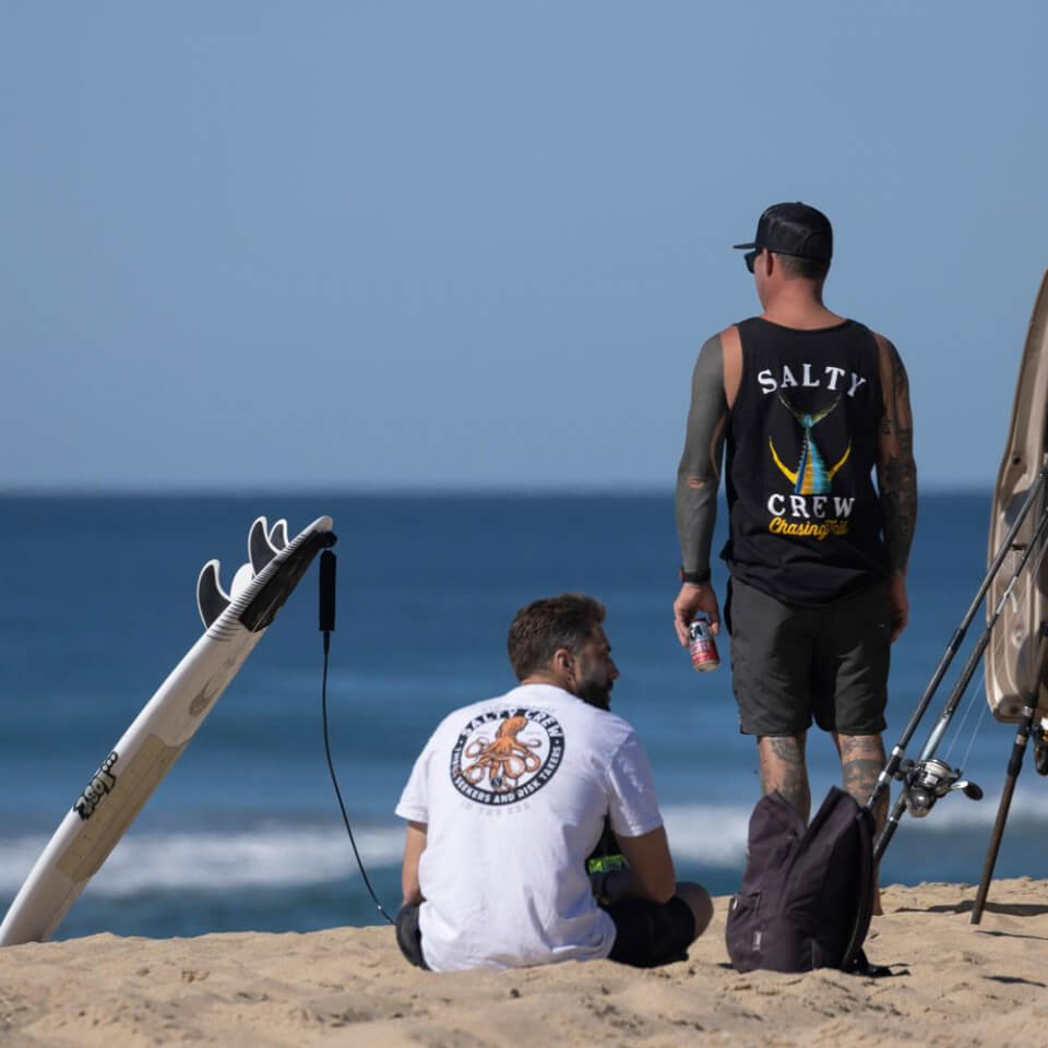 Salty Crew TANK TAILED dans Black