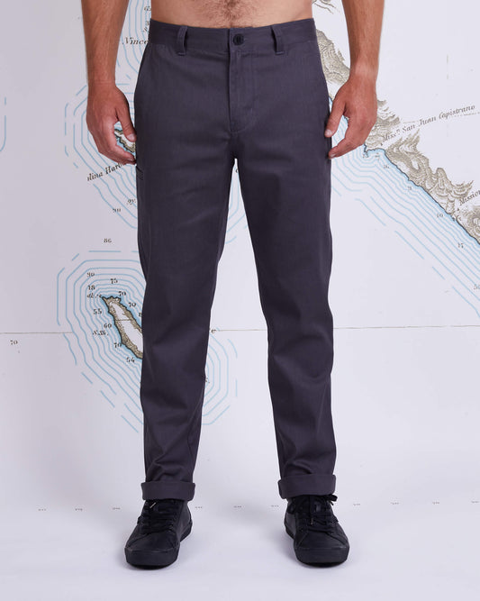 Salty Crew Hombres - Deckhand Charcoal Pant