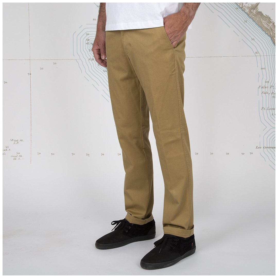 Salty Crew PANTS DECKHAND PANT in WORKWEAR BROWN