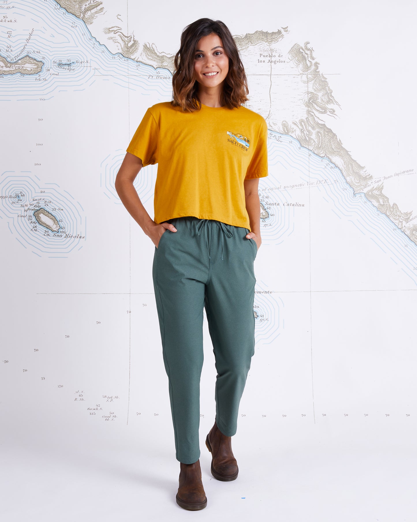 Salty Crew Women's Pants - Migration Rover Pant