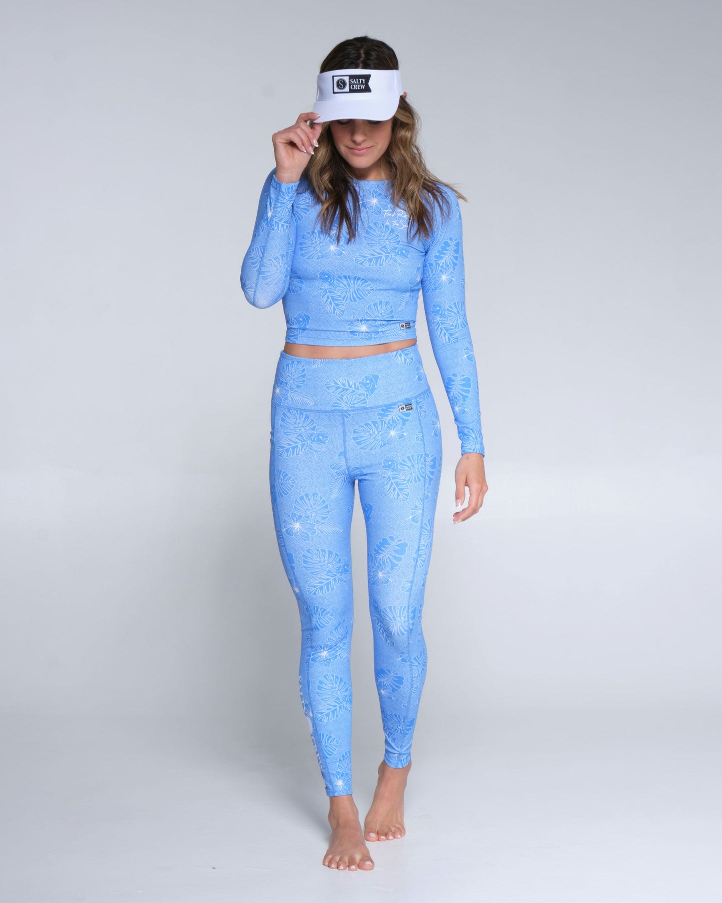 Salty crew PANTS FIND REFUGE LEGGING - Bahama Blue in Bahama Blue