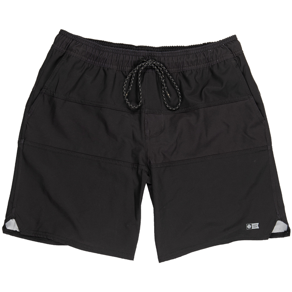 BEACONS ÉLASTIQUE BOARDSHORT AVEC DOUBLURE EN MAILLE DE COULEUR BLACK