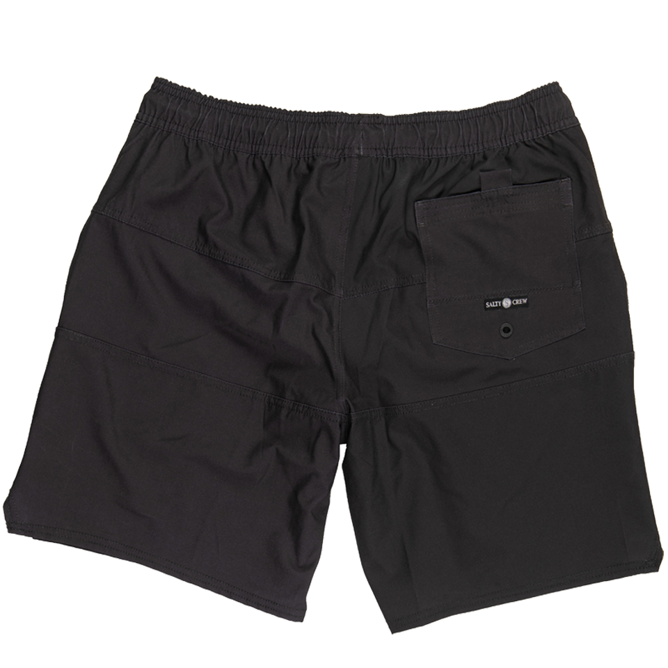 BEACONS ÉLASTIQUE BOARDSHORT AVEC DOUBLURE EN MAILLE DE COULEUR BLACK