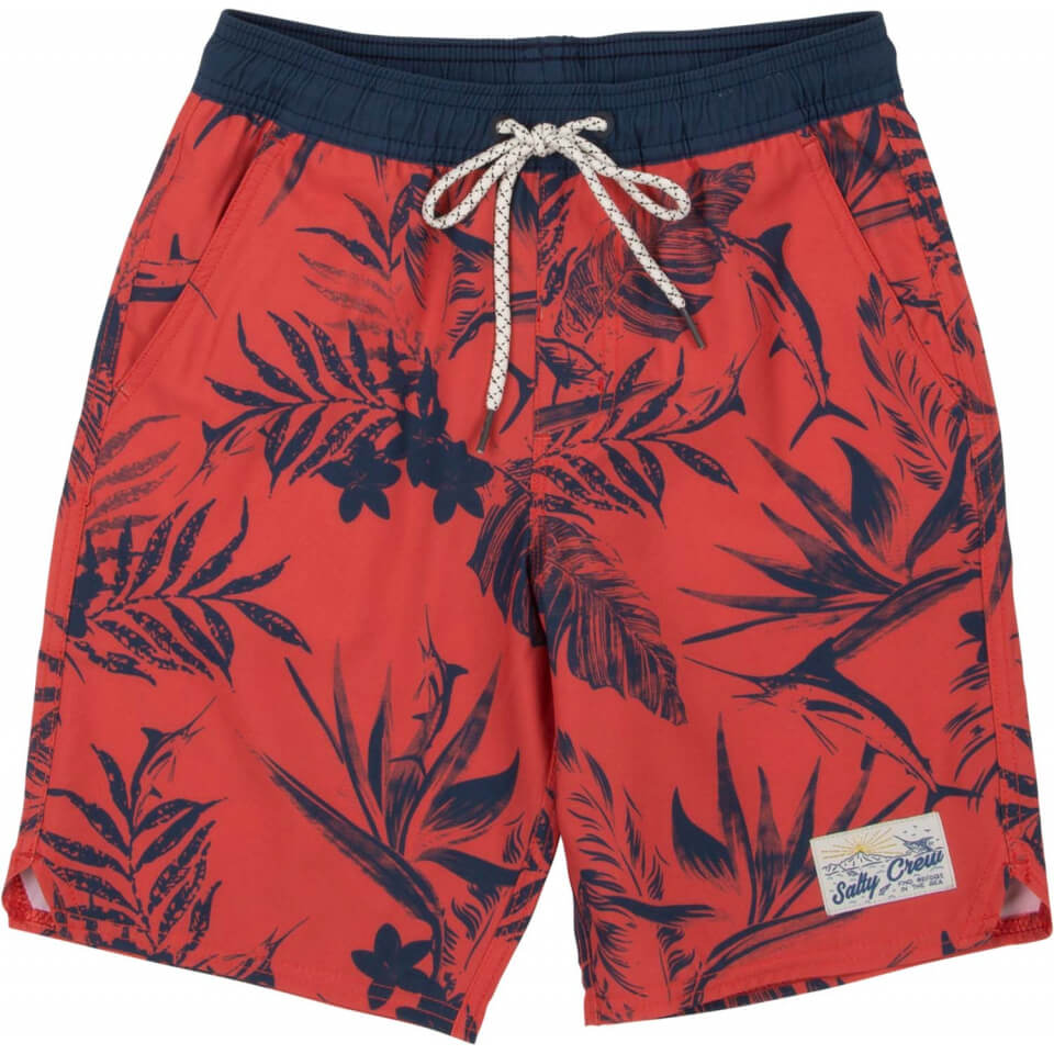 Salty Crew Boys Boardshort ISLAND DAYS BOYS ELASTIC in Neo Coral