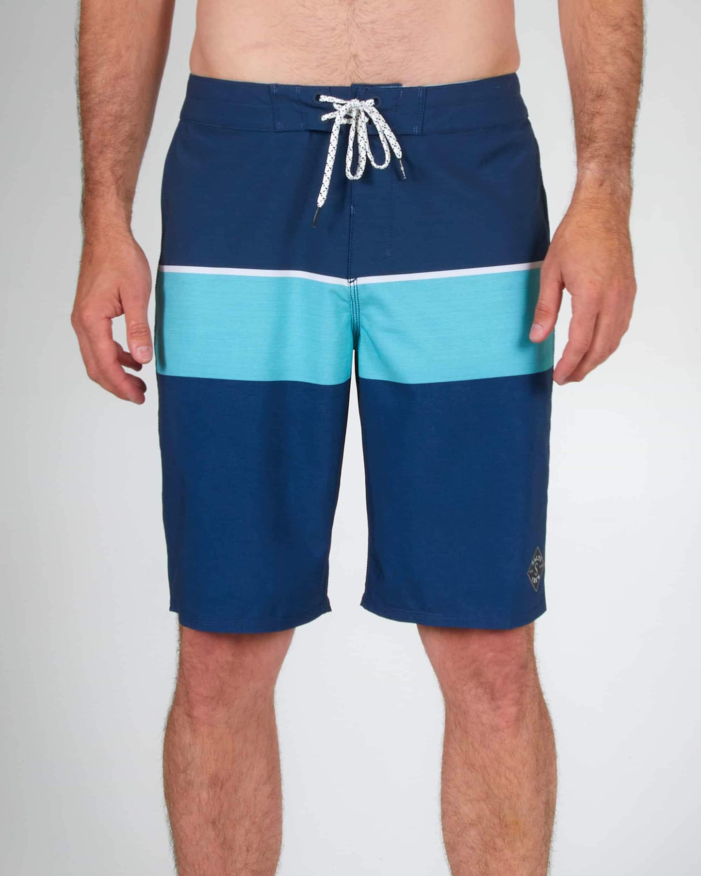 Salty crew Calças de praia empilhadas BOARDSHORT - NAVY/AQUA em NAVY/AQUA