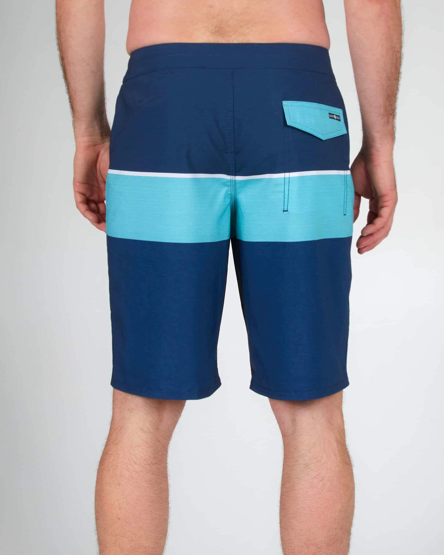 Salty crew Calças de praia empilhadas BOARDSHORT - NAVY/AQUA em NAVY/AQUA