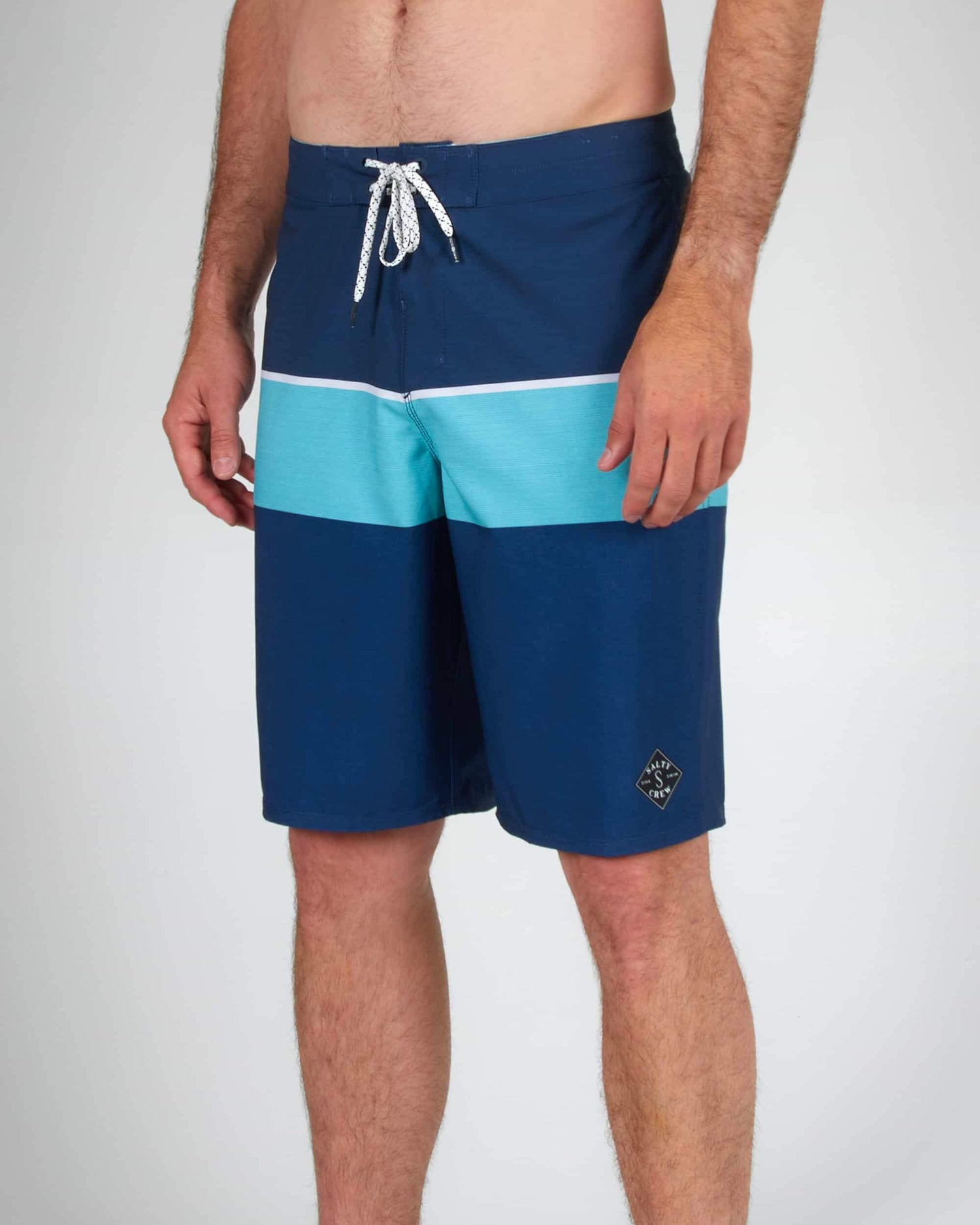 Salty crew Calças de praia empilhadas BOARDSHORT - NAVY/AQUA em NAVY/AQUA