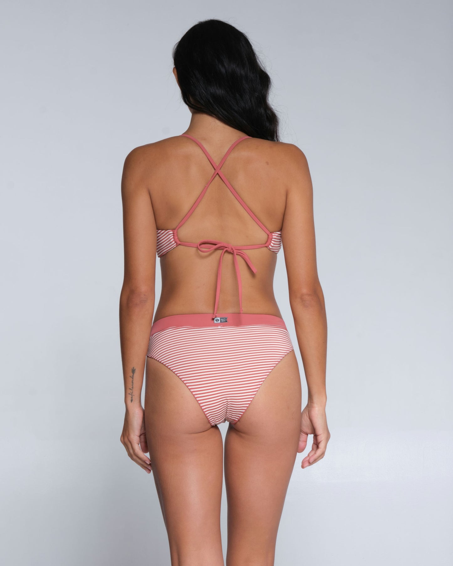 Salty crew SWIMWEAR TANDEM REVERSÍVEL - Pau-rosa em Pau-rosa