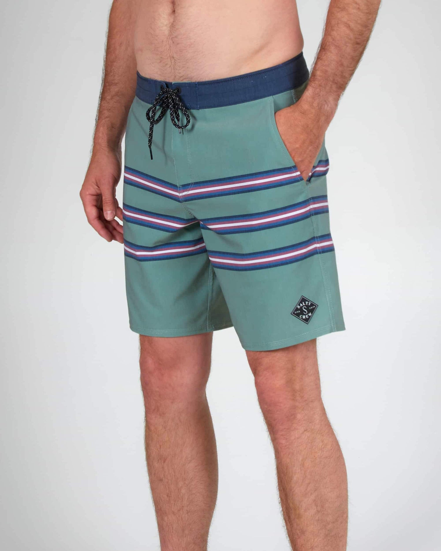 Salty crew BOARDSHORTS SHOREBREAK BOARDSHORT - Vintage Military en Vintage Military