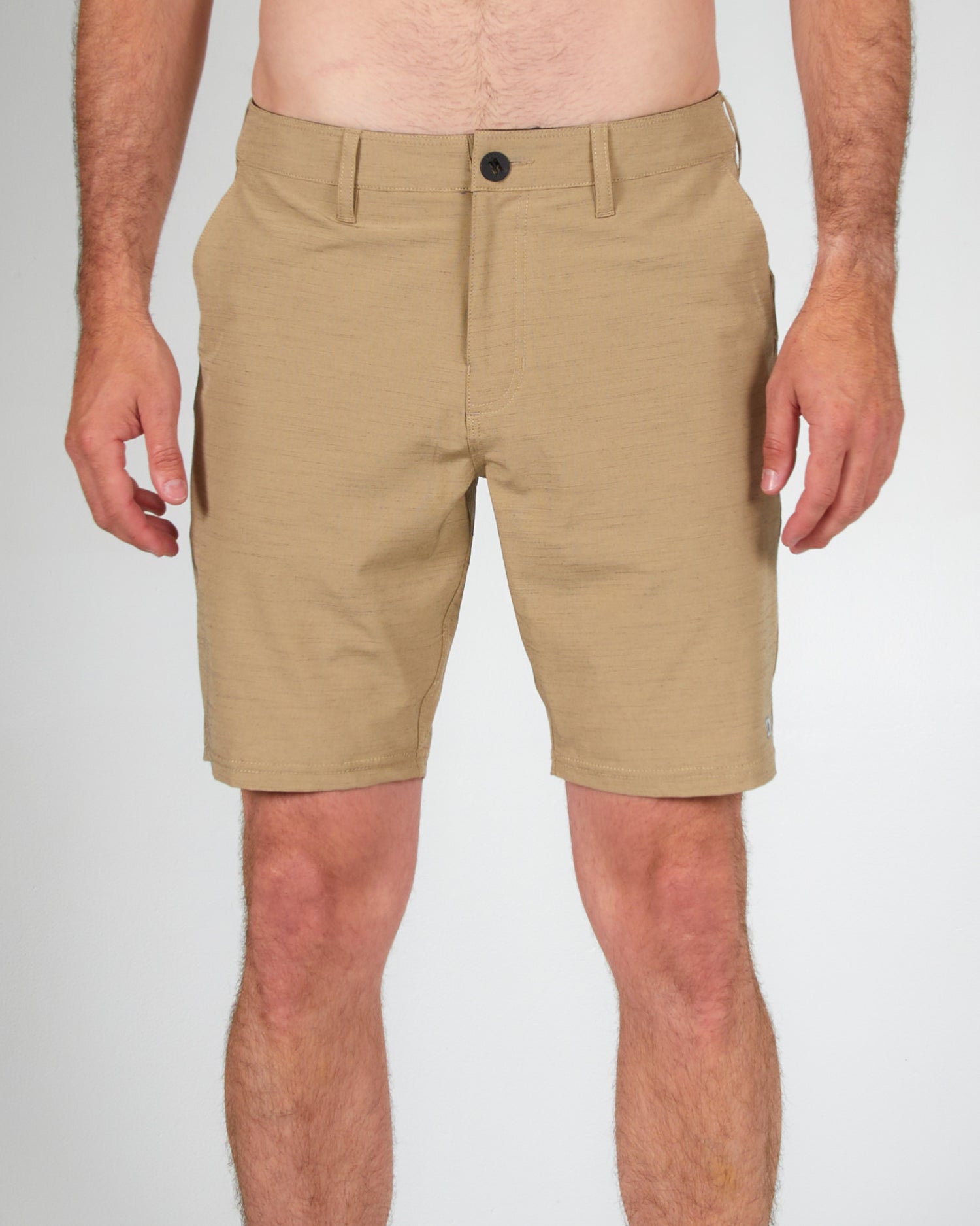 Vista frontal do Drifter 2 19" Khaki Hybrid Walkshort