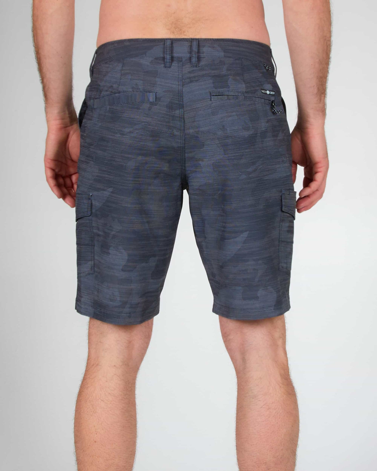 Salty crew SHORTS DRIFTER 2 CARGO HYBRID - BLACK CAMO  em BLACK CAMO