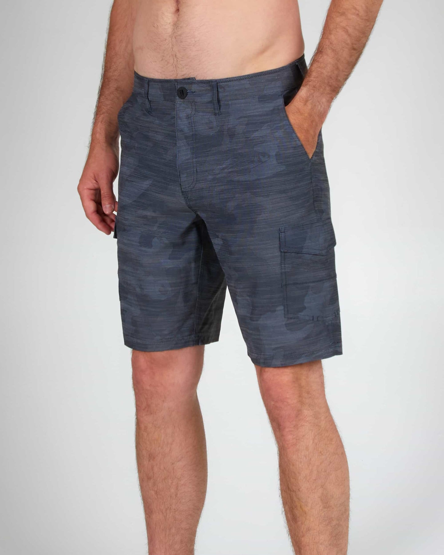 Salty crew SHORTS DRIFTER 2 CARGO HYBRID - BLACK CAMO  em BLACK CAMO