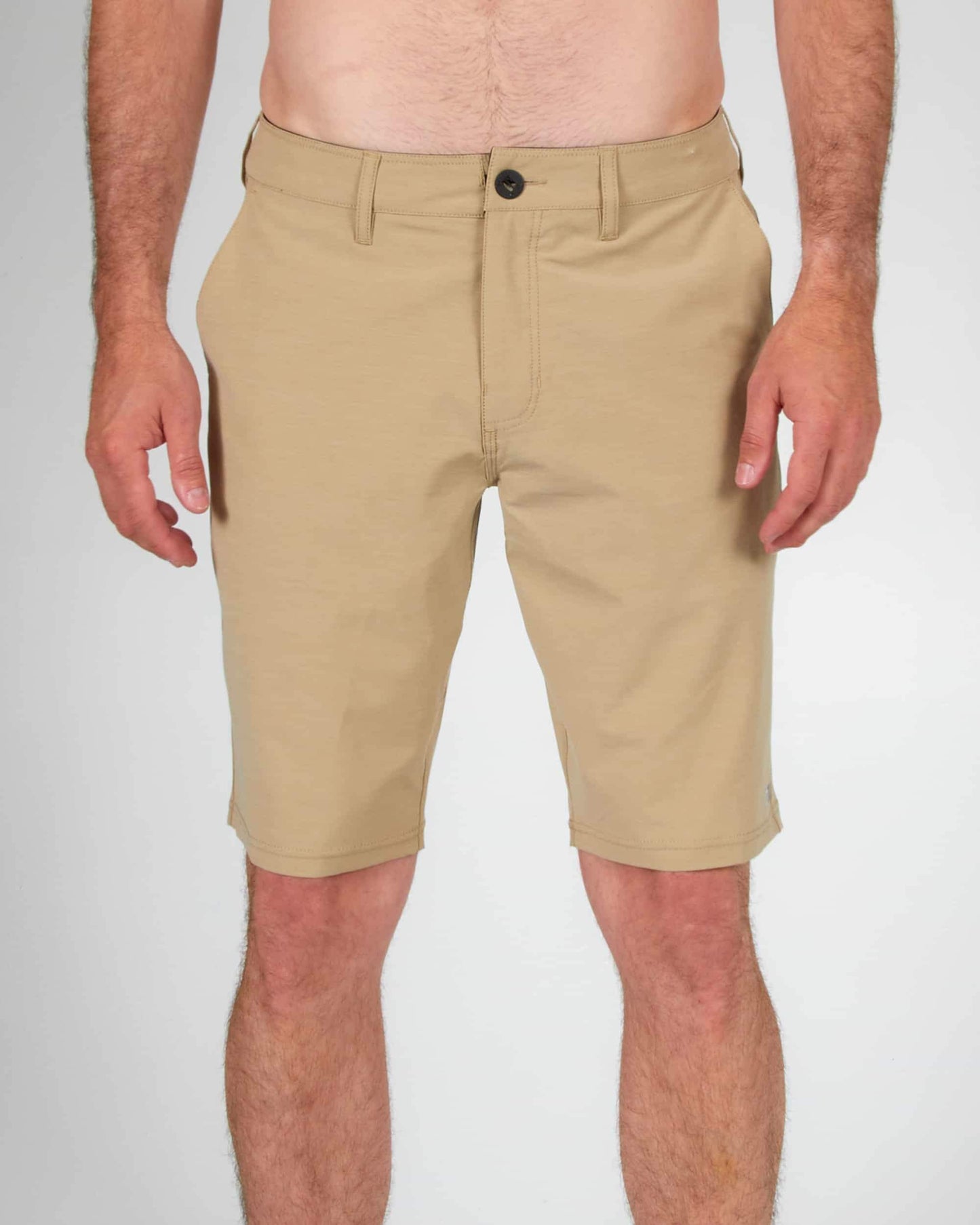 Salty crew SHORT DRIFTER 2 SOLID HYBRID - Khaki in Khaki