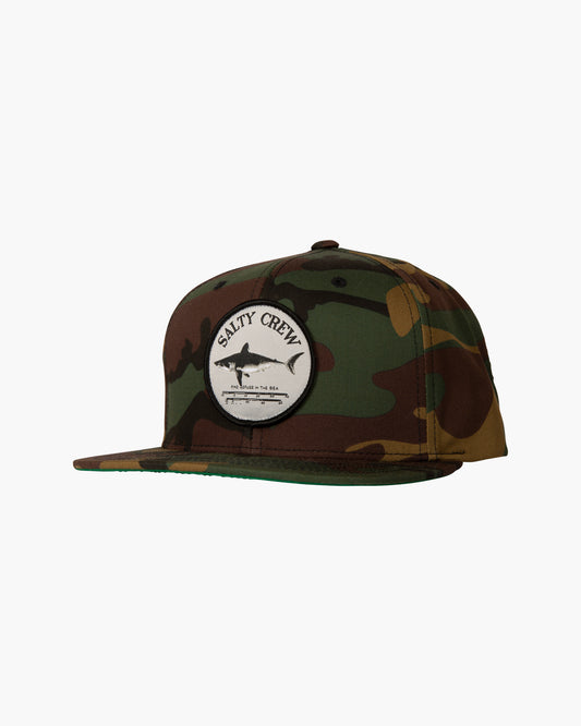 Salty Crew Chapeaux pour hommes Bruce 6 Panel in CAMO