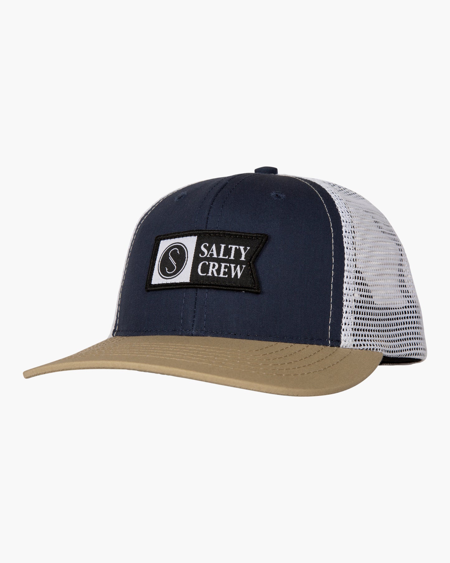 Salty Crew Pinnacle Boys Retro Trucker en NAVY/TAN