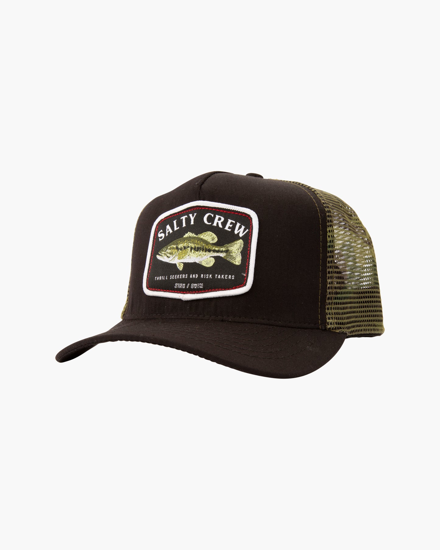 Salty crew Men's Hats BIGMOUTH TRUCKER in Black/Camo