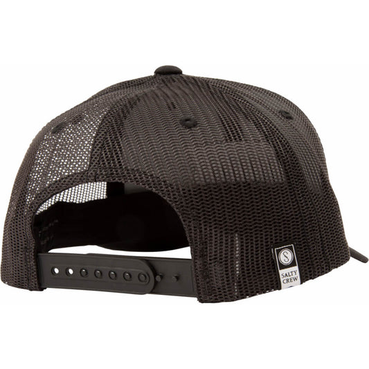 Salty Crew Heren - Pinnacle 2 Black Retro Trucker