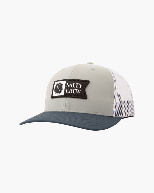 Salty Crew Men's Hats - Pinnacle 2 Sage Indigo Retro Trucker