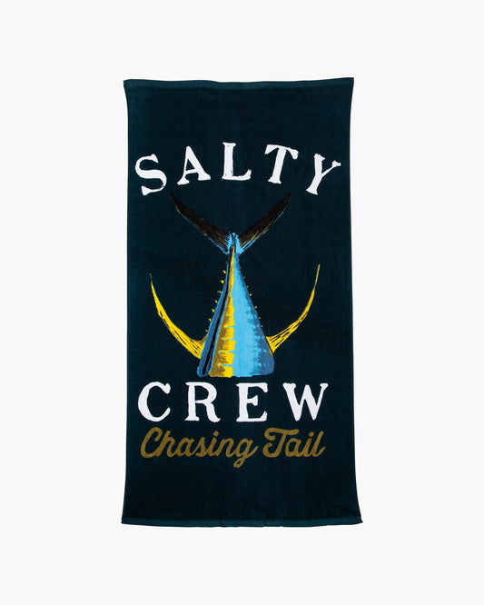 Salty Crew Serviette de bain pour hommes CHASING TAIL TOWEL en Navy