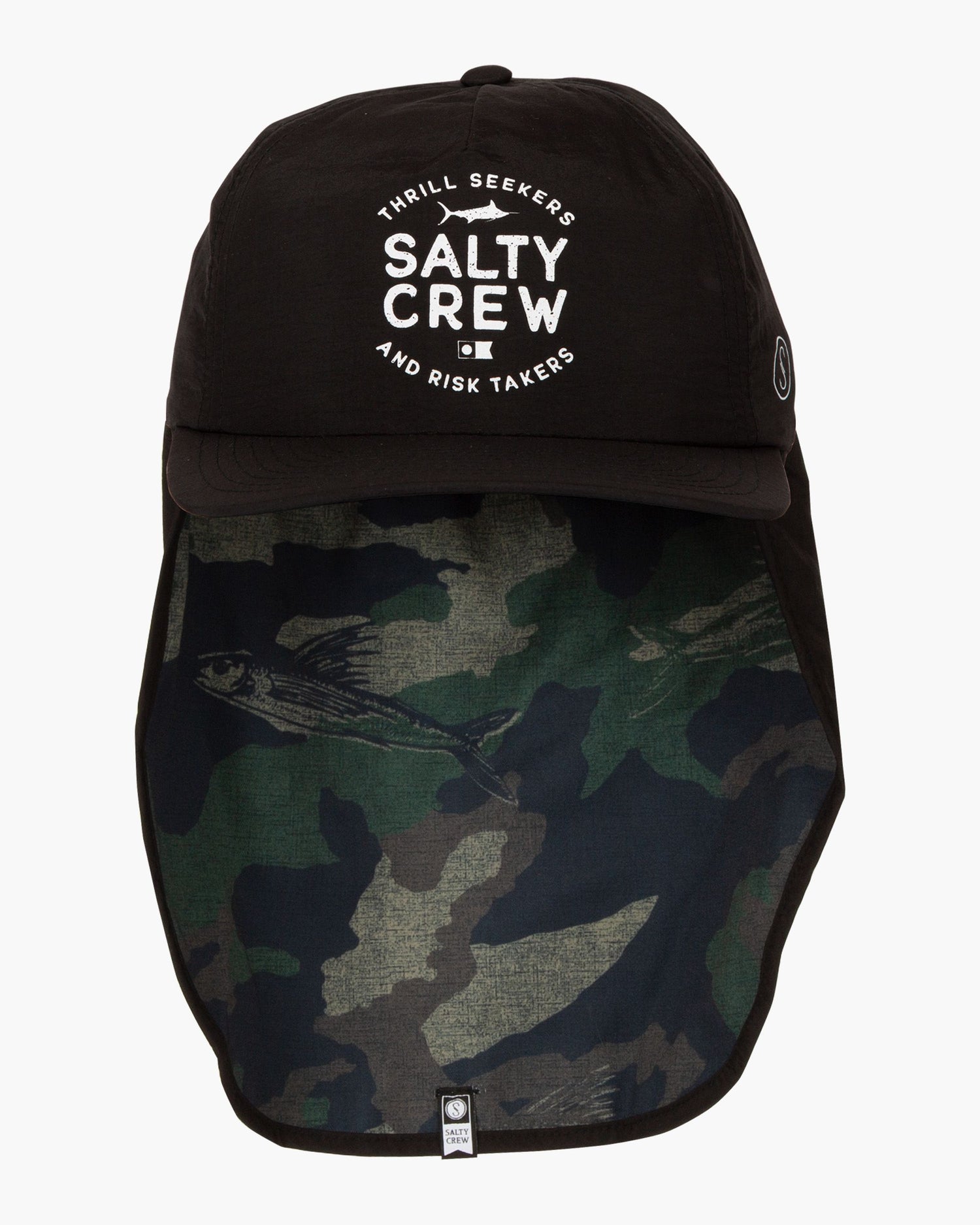 Salty Crew Men's Hats MULLET 5 PANEL SUNHAT in Black