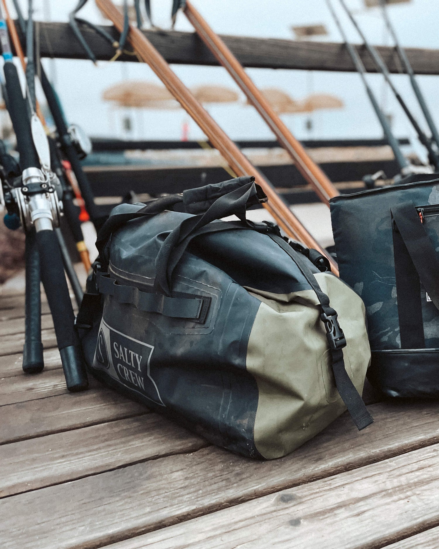 Voyager Black/Military Duffle Bag