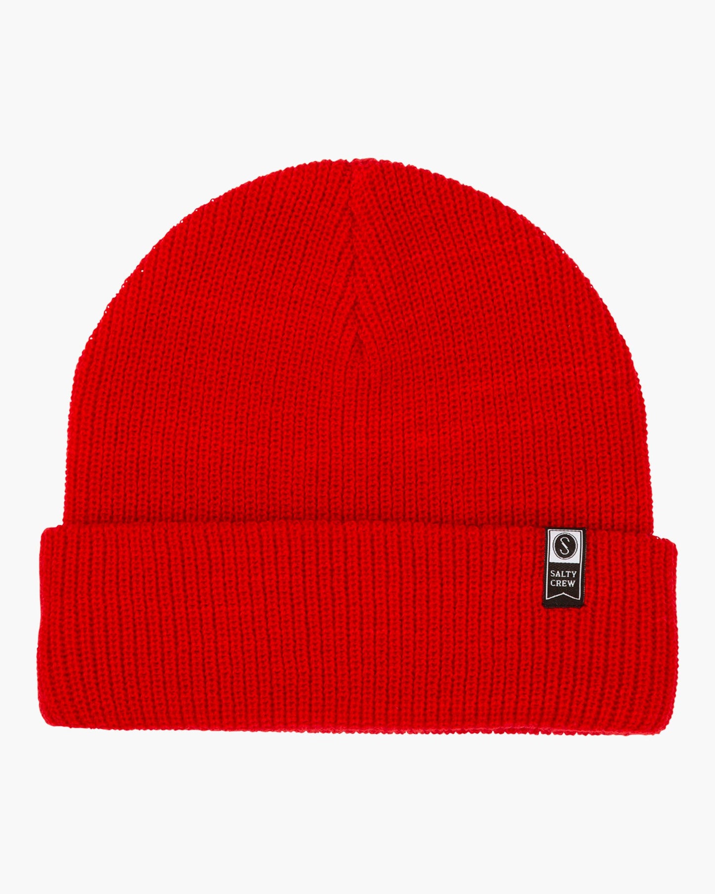 Salty crew Herrenmützen Alpha Rot Beanie in Rot