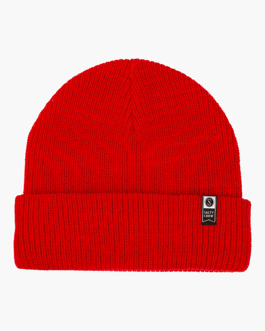 Salty crew Men's Beanies Alpha Red Beanie in Red